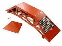 Realistic Heavy-Duty Metal Display Ramp 375x100x75mm for 1/10 Scale Off-Road