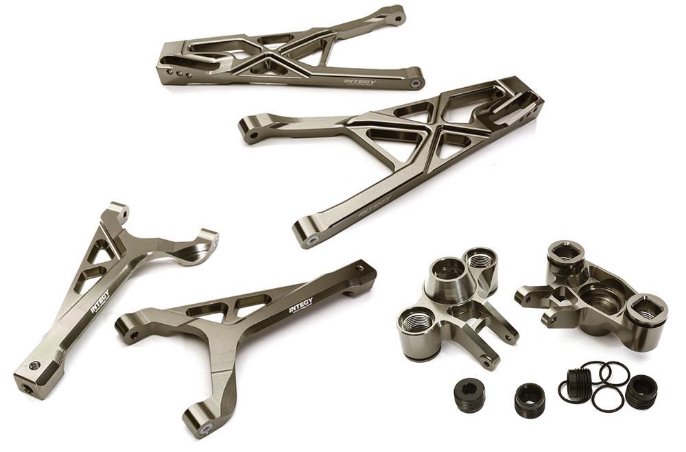 Billet Machined Front Suspension Set for Traxxas 1/10 Scale Summit 4WD for  R/C or RC - Team Integy