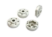 Alloy 12mm Hex-to-6 Bolt Wheel Hub 6mm Thick 0 Offset for Traxxas TRX-4
