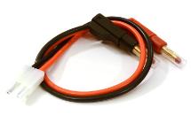 Tamiya Type Charge Cable 14AWG 30cm Wire Harness w/ Banana Plugs Charging Jack