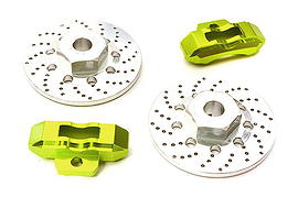 Realistic Alloy Rear Brake Disc (2) for Traxxas 1/10 4-Tec 2.0
