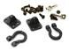 Realistic Alloy Bow Shackles w/ Mounting Brackets for 1/10 Off-Road & Crawler