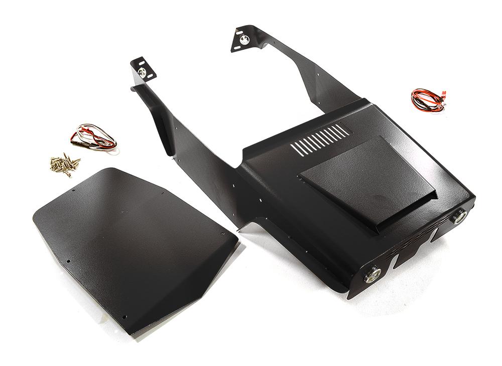 Black Aluminum Alloy Body Panel Upgrade Kit for Axial 1/10 Wraith