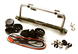 Realistic Roof Top 4 LED Light Bar Cage 125x41mm for 1/10 Scale Crawler