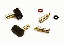 High Current 5mm Bullet Plugs Connector w/ Extra Replacement Posts