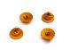 Realistic M4 Size Machined 4mm Serrated Wheel Nuts Flanged for Most 1/10 Scale