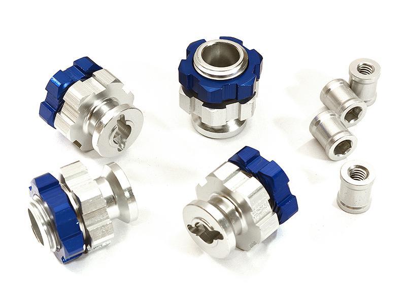 Billet Machined 17mm Wheel Adapters (4) for Traxxas 1/10 Stampede 4X4 for  R/C or RC - Team Integy