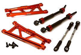 Extended Rear Suspension Kit+Drive Shafts for 1/10 Stampede 2WD 1591 3641A 3655X