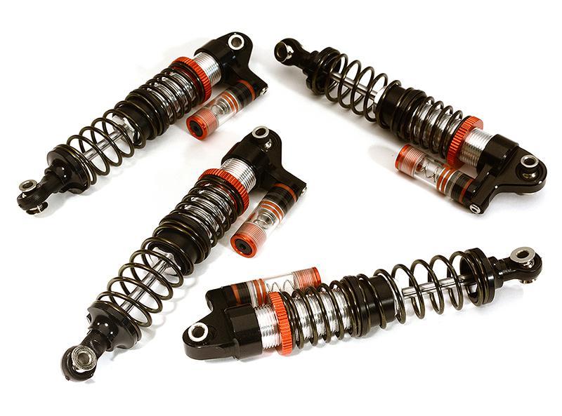 Adjustable Rebound Piggyback Shock (4) for Traxxas TRX-4 Scale & Trail  Crawler for R/C or RC - Team Integy