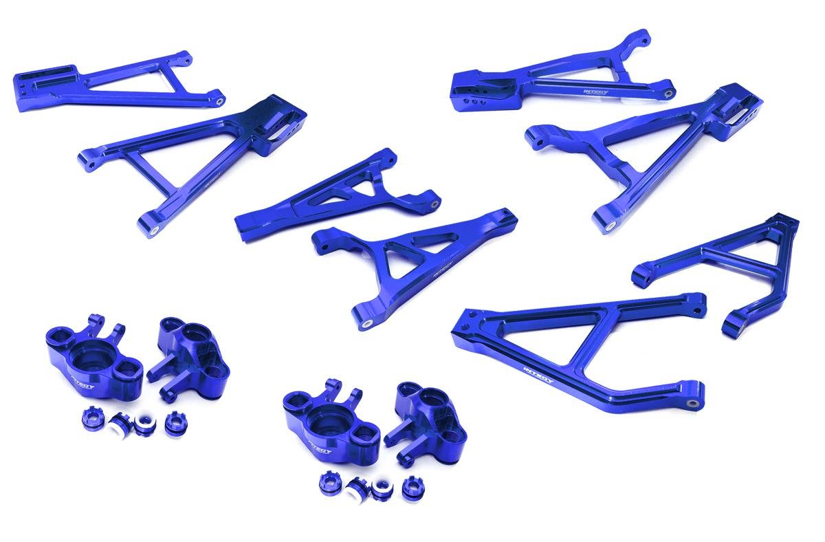 Integy Aluminum Rear Clipless Body Post Traxxas E-Revo VXL 2.0 Blue 