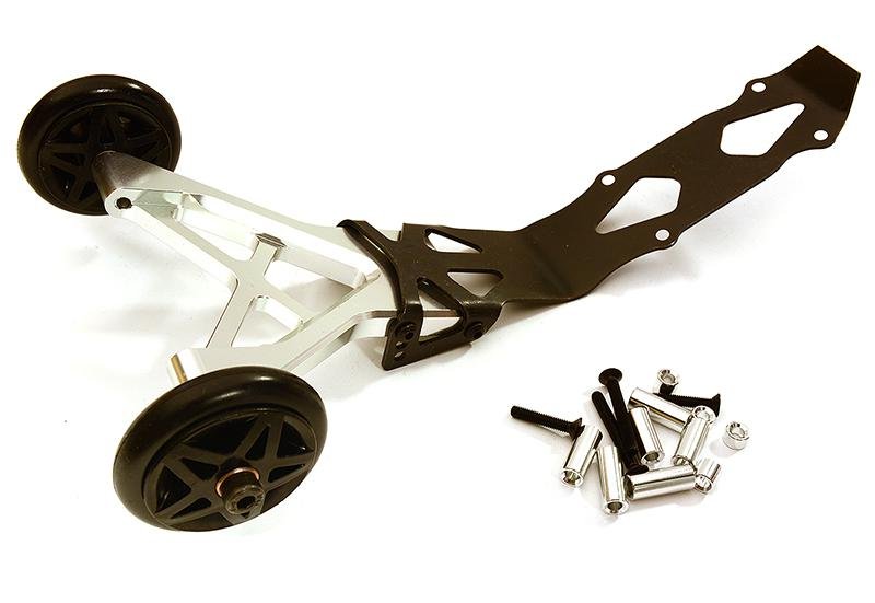 -2017 & Summit Integy RC Model Hop-ups T4121RED Evo-6 Billet Machined Alloy Wheelie Bar for Traxxas 1/10 E-Revo 