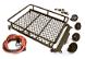 Realistic 1/10 Metal Luggage Tray with 4 LED Spot Light for Axial Wraith 2.2
