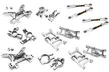 Integy RC Model Hop-ups C28833SILVER Billet Machined Lower Suspension Arms for Losi 1/5 Desert Buggy XL-E Integy RC Model Hop-ups C28833SILVER Billet Machined Lower Suspension Arms for Losi 1/5 Desert Buggy XL-E