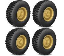 Tire & Wheels (2) for HG-P802 8X8 RC Military Truck