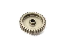 Billet Machined Mod 0.6 Pinion Gear 33T, 3.17mm Bore/Shaft for Brushless R/C