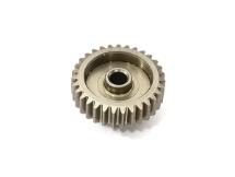 Billet Machined 48 Pitch Pinion Gear 31T, 3.17mm Bore/Shaft for Brushless R/C