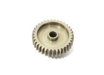 Billet Machined 48 Pitch Pinion Gear 35T, 3.17mm Bore/Shaft for Brushless R/C