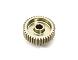 Billet Machined 64 Pitch Pinion Gear 38T, 3.17mm Bore/Shaft for Brushless R/C