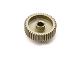 Billet Machined 64 Pitch Pinion Gear 40T, 3.17mm Bore/Shaft for Brushless R/C