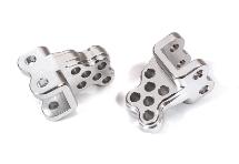 Billet Machined Alloy Linkage Mounts for Tamiya CR-01