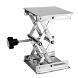 Adjustable Height Alloy Car Stand Workstation 100x100mm Size for 1/10 Size RC
