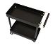Realistic Scale Model 2-Tier Rolling Metal Storage Organizer Cart for RC