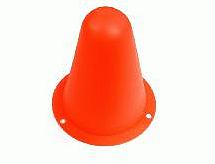 Realistic Color Plastic Traffic Cone 75mm Tall for 1/10 Scale Crawler Truck