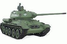 1/16 Scale Soviet T-34/85 Tank, 2.4GHz Remote Control Model HL3909-1Upg 6.0