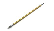 Straight 195mm Long 4mm Stainless Steel Shaft w/ Brass Stuffing Tube for RC Boat