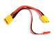 XT60 Female-to-XT60 Male Connector Adapter Wire Harness w/ 2Pin JST Type RX Plug