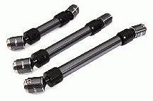 Machined Alloy Center Drive (3) Shafts for Axial 1/10 SCX10 II 6X6