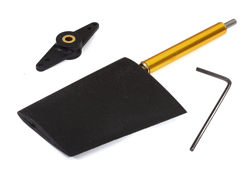 Nylon Rudder Assembly Height 52mm w Steering Arm 2mm Hole for RC Boat for R C or RC Team Integy