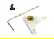 Nylon L-Shape Steering Arm 3mm Shaft Size L=25mm 2mm Hole for RC Boats