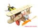 Wooden DIY Education Battery Powered Toy Plane Model
