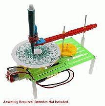Plastic DIY Education Battery Powered Automatic Pattern Drawing Machine