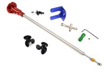 Straight 270mm Long 3mm Stainless Steel Shaft Assembly w/Motor Mount for RC Boat