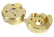 CNC Machined Brass 82g Each Portal Cover (2) for Axial 1/10 SCX10 III