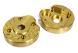 CNC Machined Brass 50g Each Axle Weight Add-On for Axial 1/10 SCX10 III