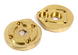 CNC Machined Brass 55g Each Portal Cover (2) for Axial 1/10 SCX10 III