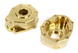 CNC Machined Brass 43g Each Portal Cover (2) for Traxxas TRX-4 Scale Crawler