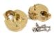 CNC Machined Brass 95g Each Portal Cover (2) Steering Blocks for Axial SCX10 III
