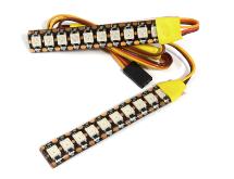 Multi-Color LED Light 2x80mm On/Off/Flash Pattern Control w/ 20 Modes for RC