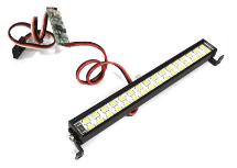 White LED Light Bar On/Off/Flash w/ 3 Modes for Traxxas, Axial & Tamiya RC 102mm