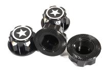 Billet Machined 17mm Hex Wheel Nuts (4) for Traxxas 1/10 & 1/8 Scale