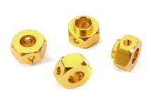 12mm Hex Wheel (4) Hub Alloy 8mm Thick for Traxxas TRX-4 Scale & Trail Crawler