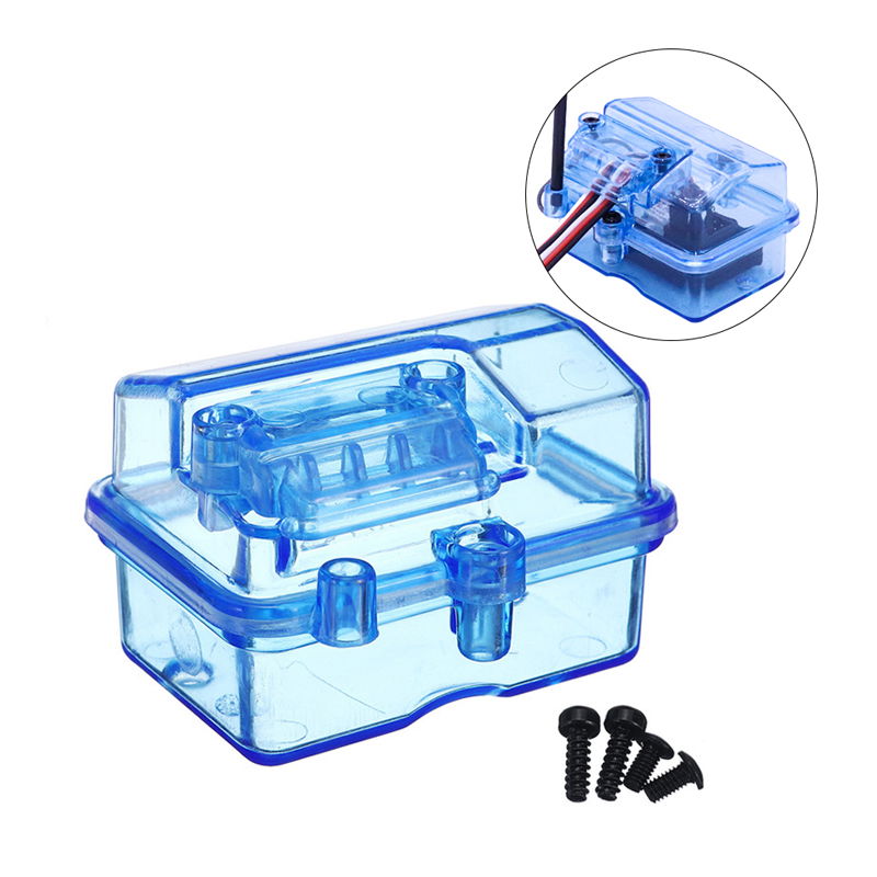 Clear Plastic Waterproof Receiver Box for RC Boat for R C or RC