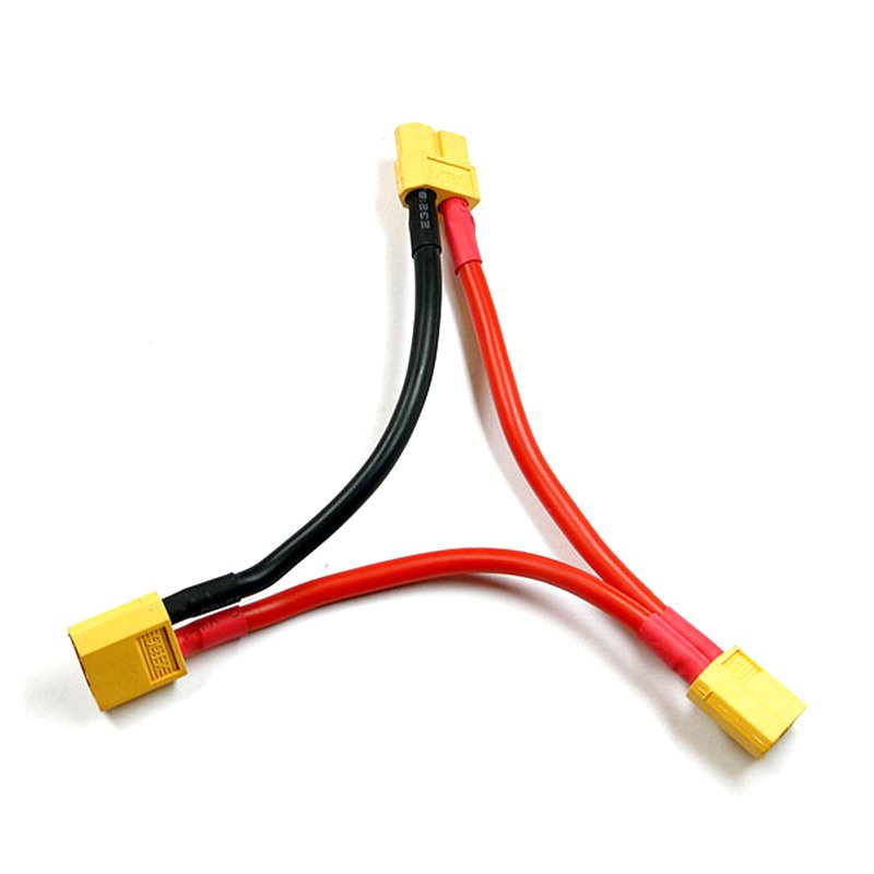 Integy C25758 Y-Type 1-to-5 JST Style 2 Pin Plug Wire Harness for 6VDC Power 