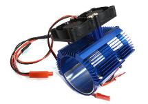 Motor Heatsink+Twin Cooling Fan for Traxxas Summit & E-Revo (Motor: 41-43mm OD)