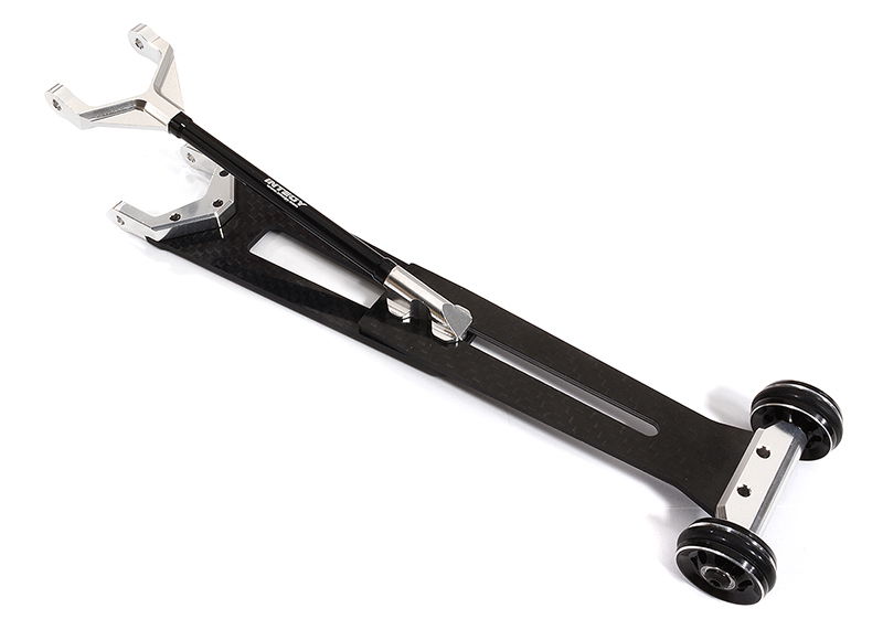 Machined Alloy Composite Wheelie Bar for Associated DR10 Drag Race Car RTR for R C or RC Team Integy