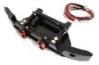 Black Realistic Front Alloy Bumper with LED for Traxxas TRX-4 G500 & AMG63